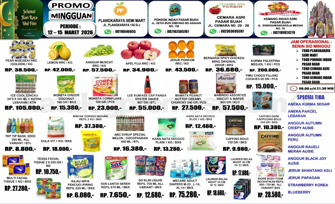 Promo JSM Plangkaraya Fruit Medan 12-15 Maret 2026 Promo JSM Plangkaraya Fruit Medan 12-15 Maret 2026 1