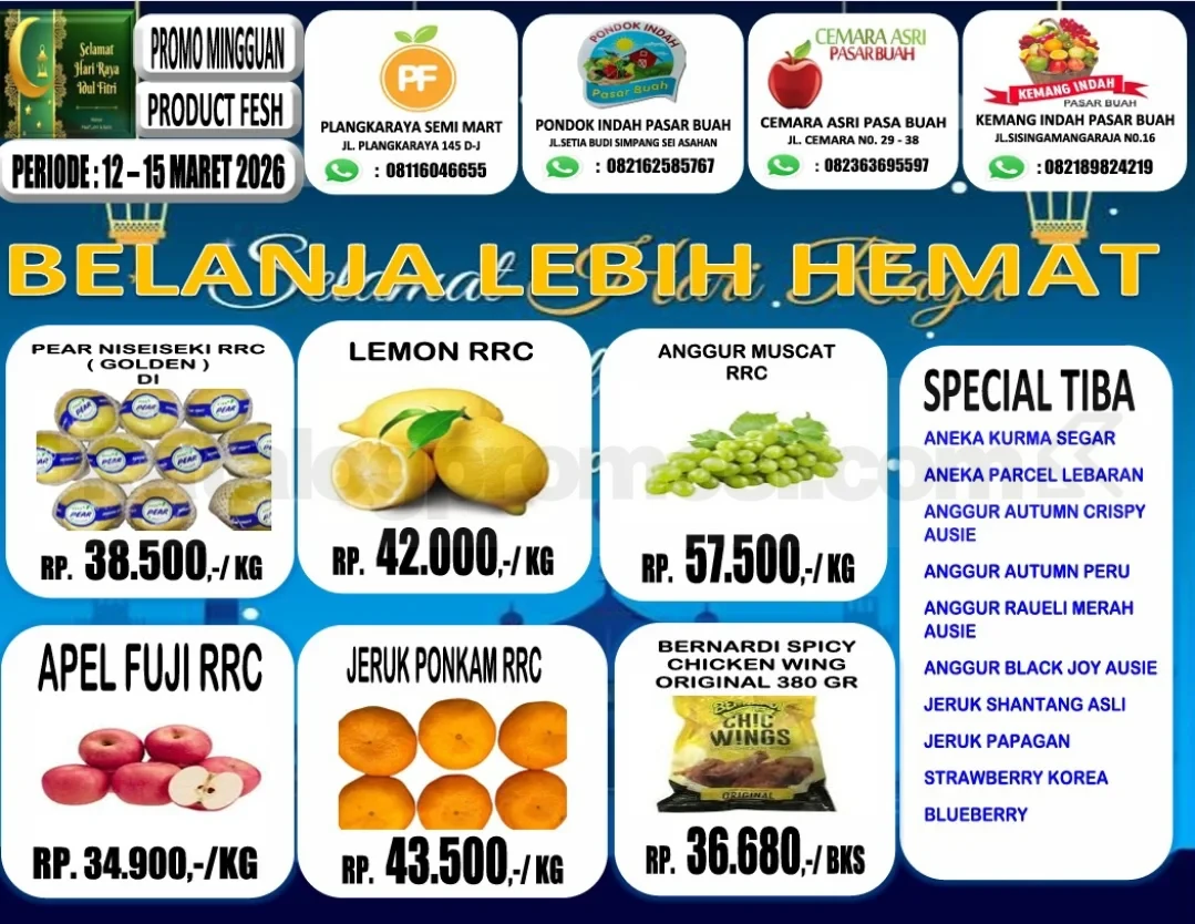 Promo JSM Plangkaraya Fruit Medan 12-15 Maret 2026 Promo JSM Plangkaraya Fruit Medan 12-15 Maret 2026 2