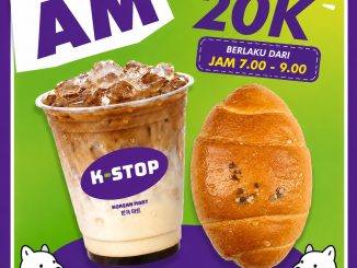 Promo K-STOP Happy Hour Menu Combo Rp. 20.000 untuk kopi dan snack setiap hari