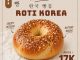 Promo K-STOP NEW Salt Bagel Onion Rp. 17.000 ukuran besar rasa onion crispy buttery