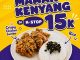 Promo K-STOP Paket Kenyang Ayam Jumbo Rp. 15.000 dengan nasi dan nori tabur