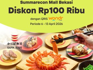 Promo Kappa Sushi Bekasi Grand Opening Diskon Rp. 100.000 Summarecon Mall