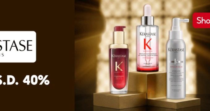 Promo Kérastase diskon hingga 40% produk perawatan rambut premium