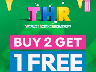 Promo Kidz Station THR Buy 2 Get 1 Free mainan gratis 1 item