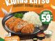 Promo Kimukatsu Kamis Katsu Rp. 59.000 per set dengan pilihan Chicken Original, Chicken Cheese, dan Chicken Black Pepper