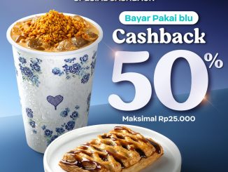 Promo Kopi Kenangan 4.4 cashback 50% pakai QRIS blu periode 4 sampai 7 April 2026 minimum transaksi Rp. 50.000