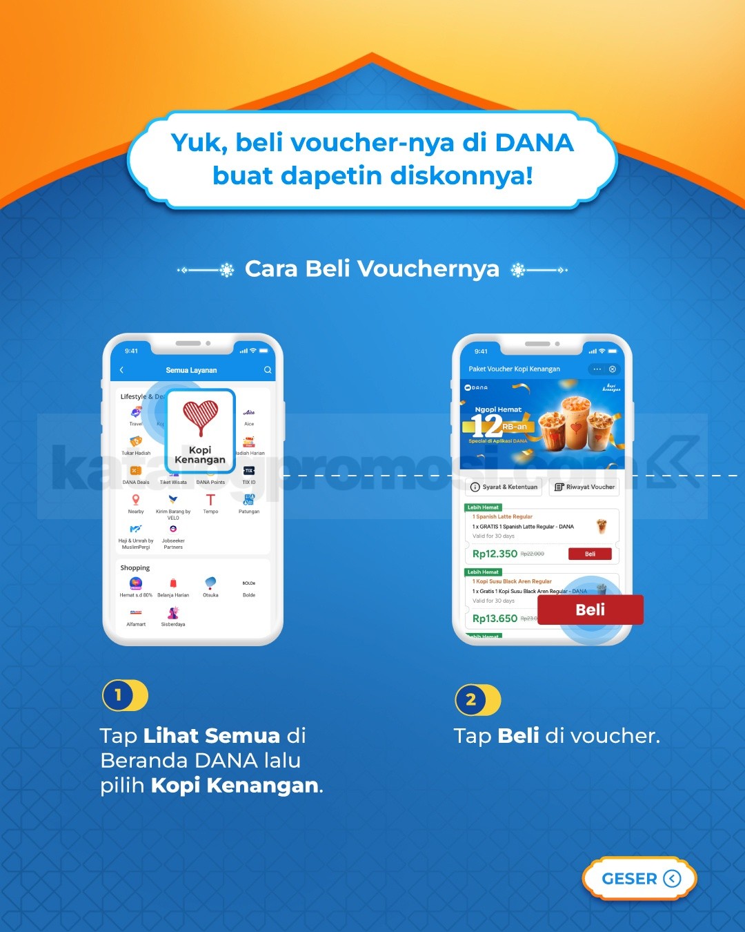 Promo Kopi Kenangan DANA Kopi Susu Black Aren Rp. 13.650 Promo Kopi Kenangan DANA Kopi Susu Black Aren Rp. 13.650 1