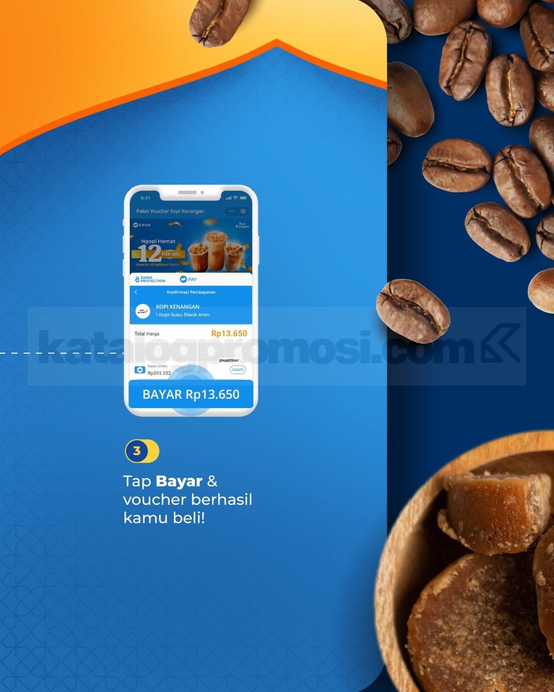 Promo Kopi Kenangan DANA Kopi Susu Black Aren Rp. 13.650 Promo Kopi Kenangan DANA Kopi Susu Black Aren Rp. 13.650 2