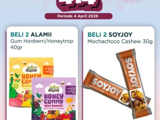 Promo Lawson 4.4 Beli 2 Gratis 1 Snack Favorit periode April 2026
