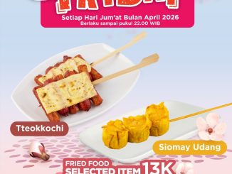 Promo Lawson Fryday Fried Food mulai Rp. 10.000 untuk siomay udang dan tteokochi