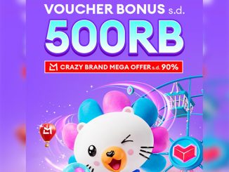 Promo Lazada 5.5 Sale Voucher Bonus hingga Rp. 500 ribu diskon hingga 90% untuk belanja hemat online