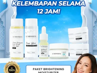 Promo Lumiwhite Paket Brightening Diskon 54% lengkap dengan bonus pouch Ramadan