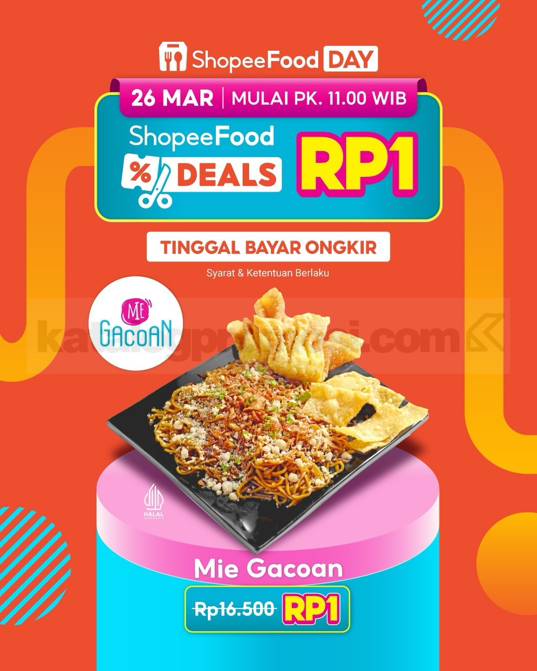 Promo Mie Gacoan ShopeeFood Deals Rp. 1 Promo Mie Gacoan ShopeeFood Deals Rp. 1 1