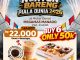 Promo Mister Donut Nobar Piala Dunia 1/2 Dozen Rp. 50.000 paket donut dan minuman