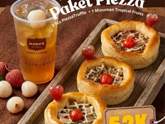 Promo Mokko Factory Paket Piezza Rp. 52.000 dengan 3 piezza dan minuman