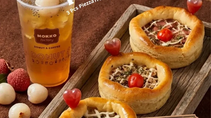 Promo Mokko Factory Paket Piezza Rp. 52.000 dengan 3 piezza dan minuman