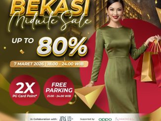 Promo Pakuwon Mall Bekasi Midnite Sale Diskon hingga 80% dengan free parking dan 2X PG Card Point