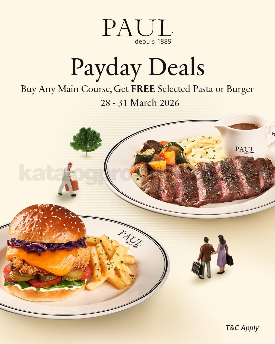 Promo PAUL Payday Deals Buy 1 Get 1 Free Promo PAUL Payday Deals Buy 1 Get 1 Free gratis pasta atau burger