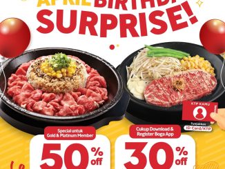 Promo Pepper Lunch April Birthday Surprise Diskon hingga 50% ulang tahun