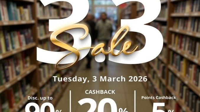 Promo Periplus 3.3 Diskon 90% + Cashback 20% 3 Maret 2026