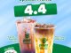 Promo Point Coffee 4.4 Double Date 2 minuman Rp. 35.000 tanggal 4 April 2026 melalui Klik Indomaret dan aplikasi delivery
