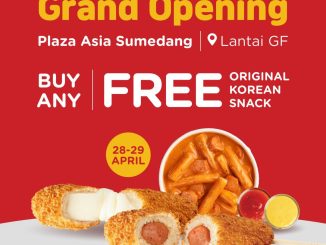 Promo Reddog Grand Opening Sumedang Free Korean Snack gratis snack Korea setiap pembelian