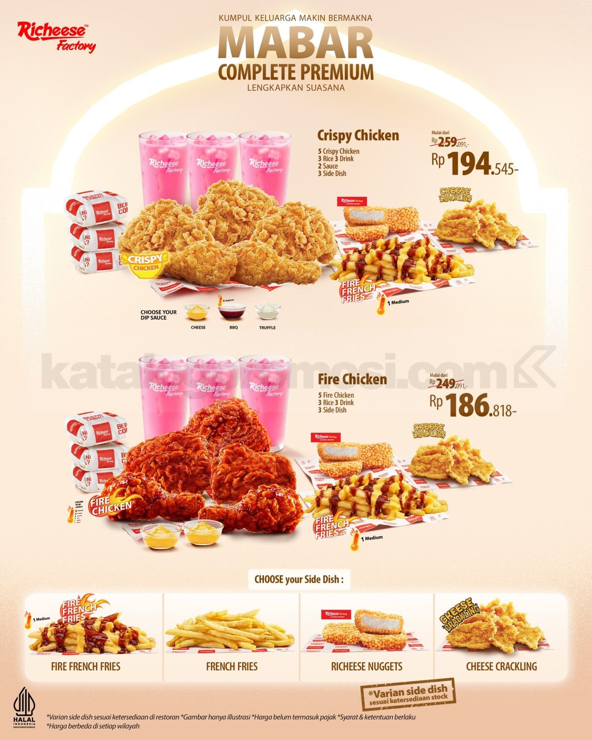 Promo Richeese Factory MABAR Complete Premium mulai 186ribuan Promo Richeese Factory MABAR Complete Premium mulai 186ribuan 2