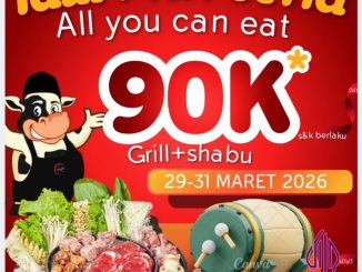 Promo Sakabe Buffet Idul Fitri All You Can Eat Rp. 90.000 grill dan shabu sepuasnya dengan es krim