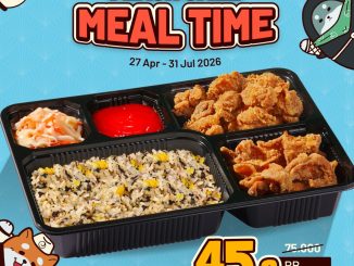 Promo San Gyu Flash Sale Meal Time Karage Bento Rp. 45.900 via GoFood
