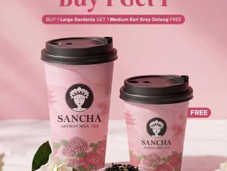 Promo Sancha Beli 1 Gratis 1 Minuman Favorit Gardenia dan Earl Grey Oolong