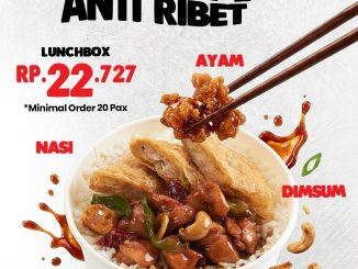 Promo Sapo Oriental Lunchbox Menu Favorit Rp. 22.727 paket nasi ayam dimsum lengkap
