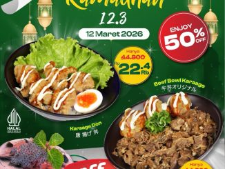 Promo SATO Flash Sale Ramadhan Beef Bowl Diskon 50% mulai Rp. 19.900 dengan free es cincau stroberi