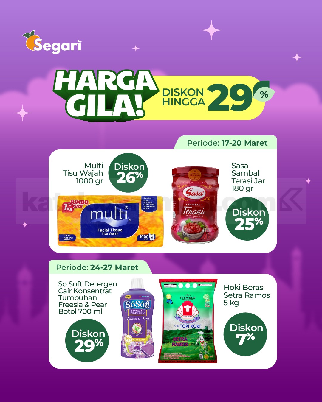 Promo Segari Lebaran Super Hemat Diskon hingga 30% Promo Segari Lebaran Super Hemat Diskon hingga 30% 4