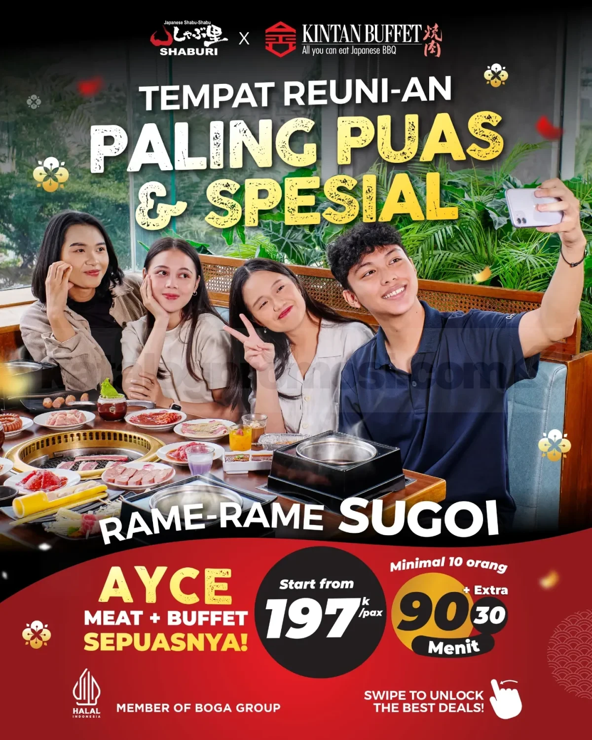 Promo Shaburi Kintan Buffet AYCE mulai Rp. 197.000