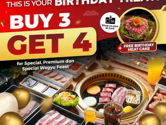 Promo Shaburi x Kintan Buffet Birthday Treat Buy 3 Get 4 paket buffet ulang tahun