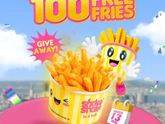 Promo Shake Shake in a Tub Grand Opening Gratis 100 Fries di Lippo Plaza Ekalokasari