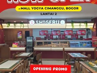 Promo Shigeru Opening Bogor Buy 1 Get 1 Sushi di Yogya Cimanggu Bogor