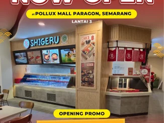 Promo Shigeru Sushi Re-Opening Hanami Sushi Diskon 50% di Pollux Mall Paragon Semarang