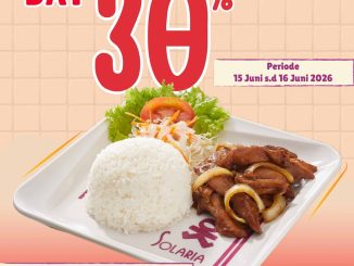 Promo Solaria Cashback 30% Pakai BTN Maksimal Rp. 75.000 transaksi minimal Rp. 200.000 periode Juni 2026