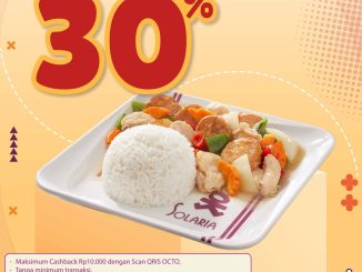 Promo Solaria QRIS OCTO Mobile Cashback 30% tanpa minimum transaksi hingga September 2026