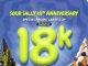Promo Sour Sally 18th Anniversary Large Cup 18K periode 15 – 31 Mei 2026 untuk pembelian frozen yogurt di outlet tertentu