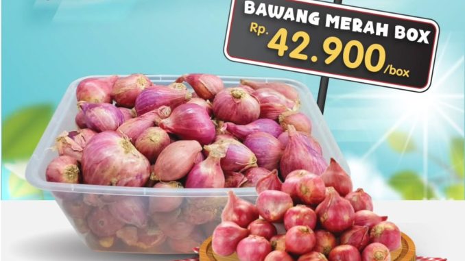 Promo Super Indo Ambil & Isi Sepuasnya Bawang Merah Rp. 42.900 periode 3 sampai 5 April 2026 menggunakan box khusus