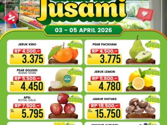 Promo Super TOP JUSAMI Weekend 03-05 April 2026