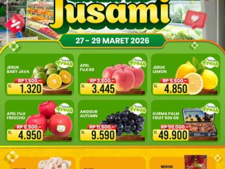 Promo Super TOP JUSAMI Weekend 27-29 Maret 2026