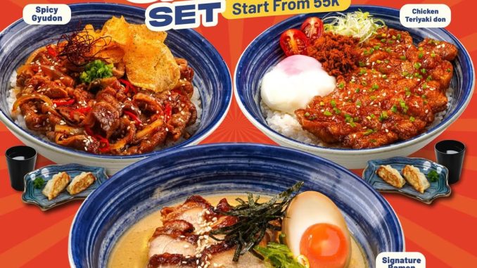 Promo Sushi Go! Go Go Set Menu mulai Rp. 55.000 paket lengkap