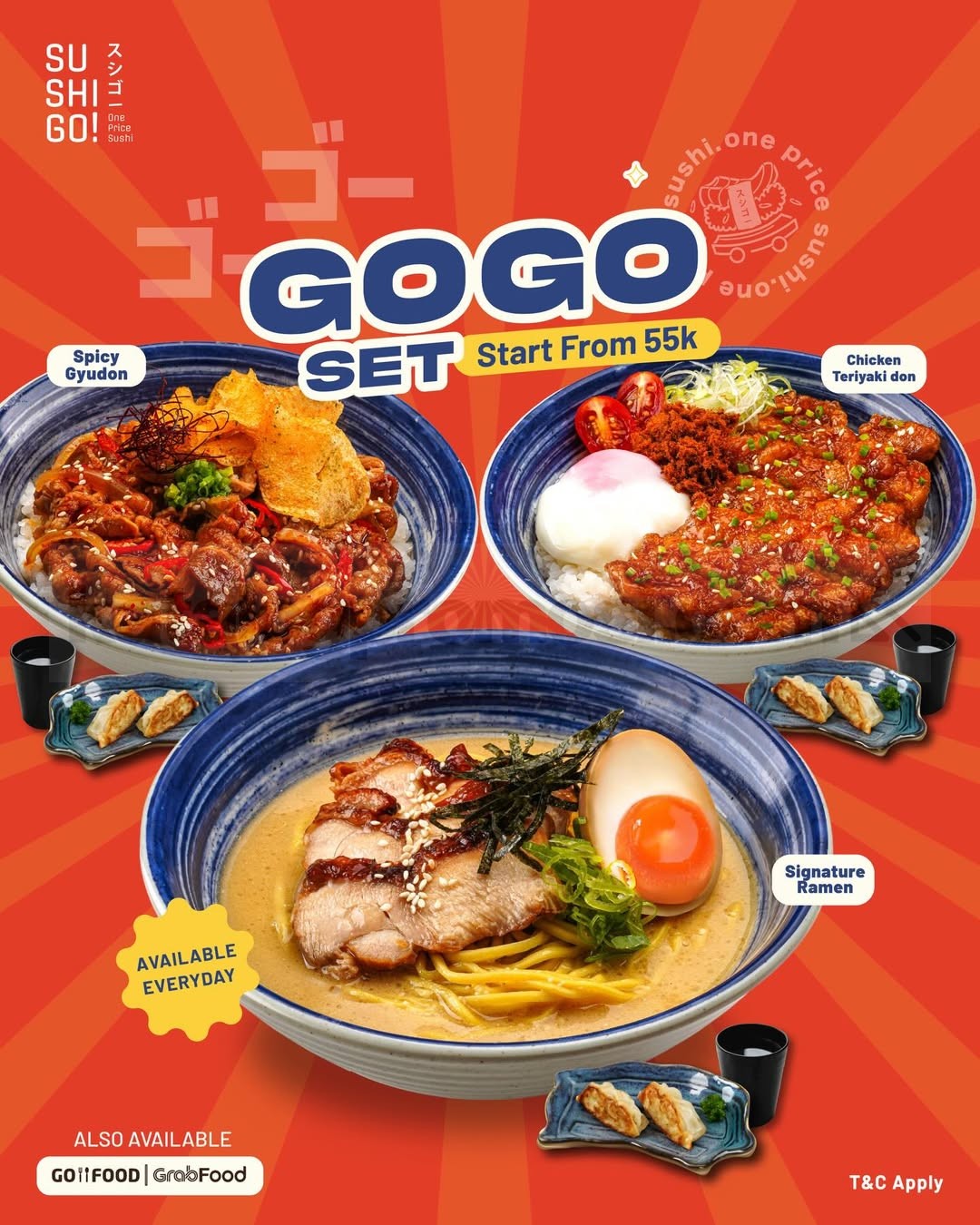 Promo Sushi Go! Go Go Set Menu mulai Rp. 55.000 Promo Sushi Go! Go Go Set Menu mulai Rp. 55.000 paket lengkap