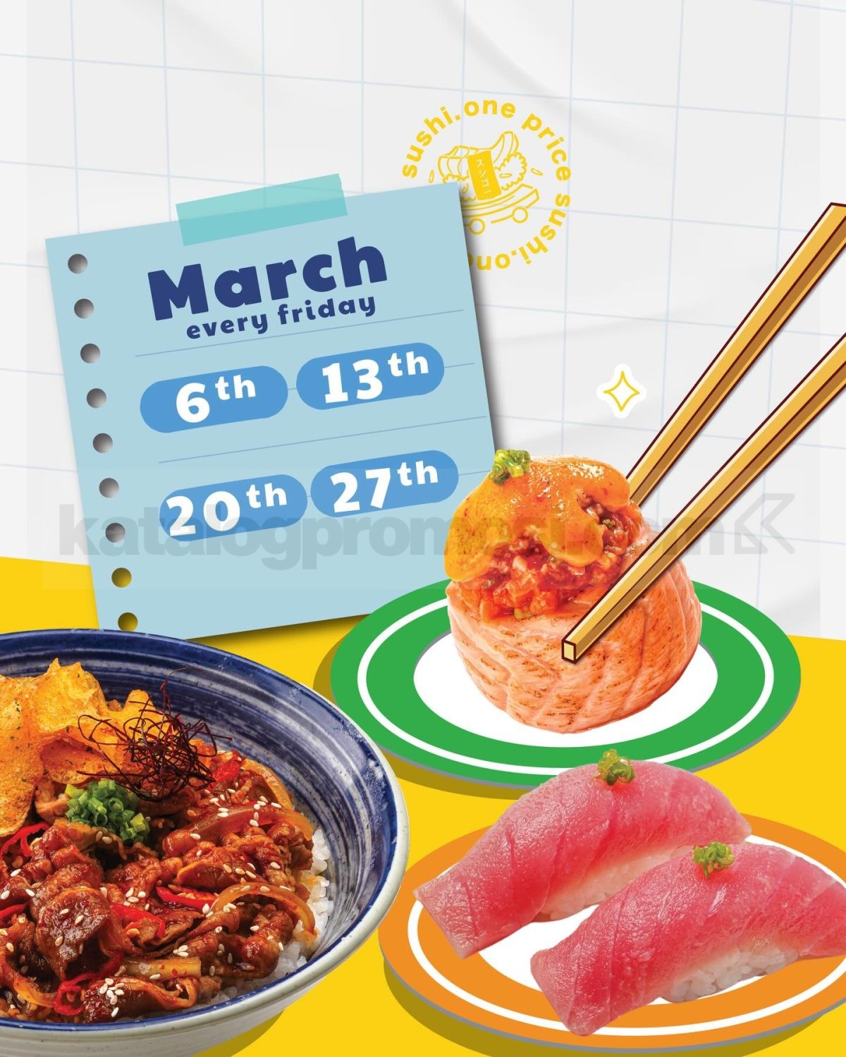 Promo Sushi Go! Mandiri Friday Deals Diskon Rp. 100.000 Promo Sushi Go! Mandiri Friday Deals Diskon Rp. 100.000 3