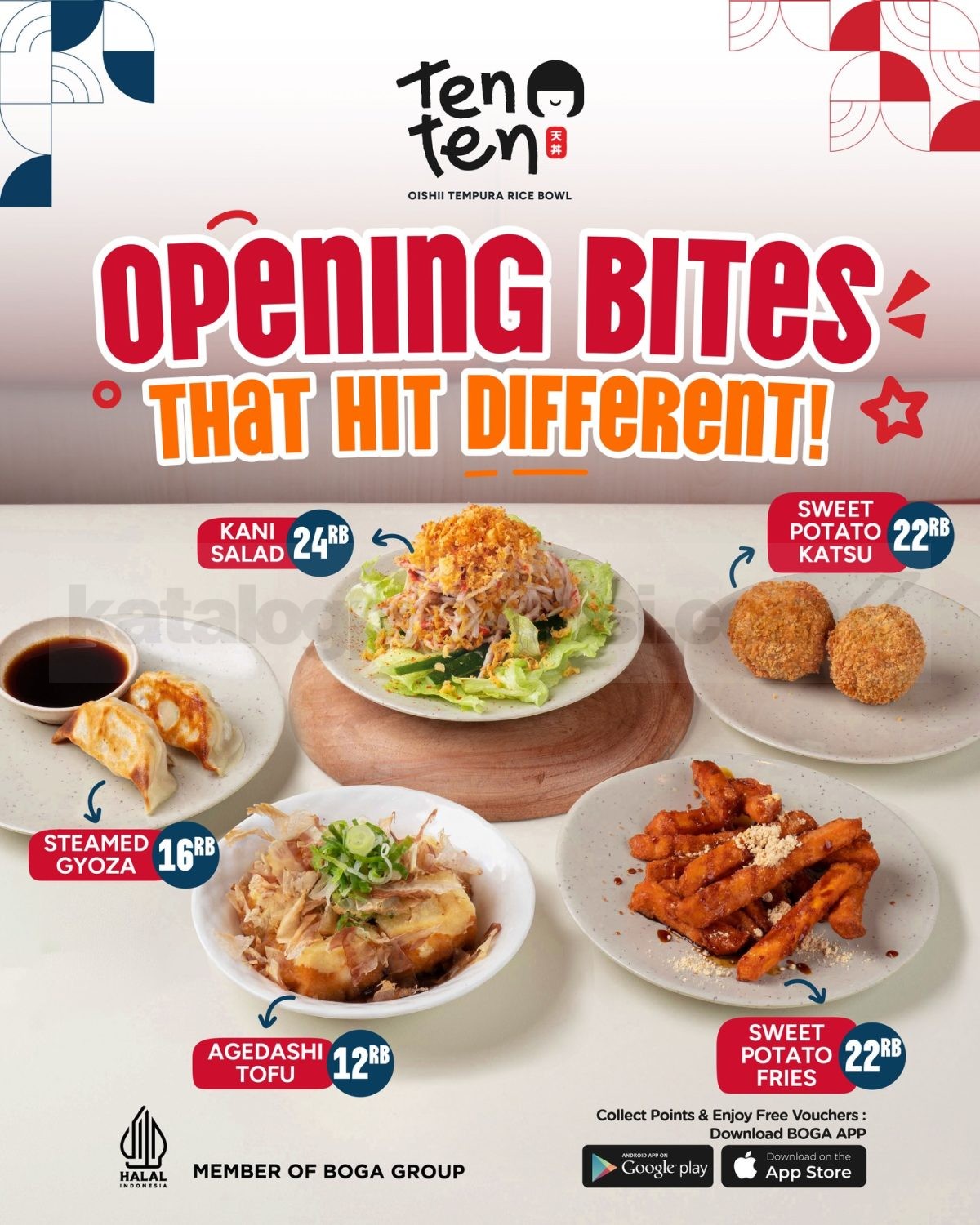 Promo Ten Ten Opening Bites Menu Mulai Rp. 12.000 Promo Ten Ten Opening Bites menu appetizer mulai Rp. 12.000 di Lotte Mall Jakarta, Margo City Depok, dan Bekasi