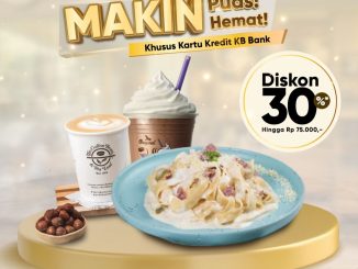 Promo The Coffee Bean & Tea Leaf KB Bank Diskon 30% maks Rp75.000