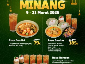 Promo Tong Tji Tea House Pesta Rasa Minang mulai Rp. 79.000 paket menu berbuka khas Minang
